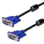 POWERTECH Καλώδιο VGA M-M CAB-G033, Full HD, 2x ferrites, 1.5m, μαύρο - 5210131031193