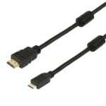 POWERTECH καλώδιο mini HDMI σε HDMI CAB-H011 με Ethernet, 1.5m, μαύρο - 5210131018279