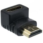 POWERTECH αντάπτορας HDMI CAB-H034, γωνιακός 90°, μαύρος - 5210131042250