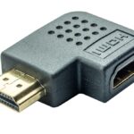 POWERTECH αντάπτορας HDMI CAB-H037, γωνιακός, 90° right, μαύρος - 5210131042267