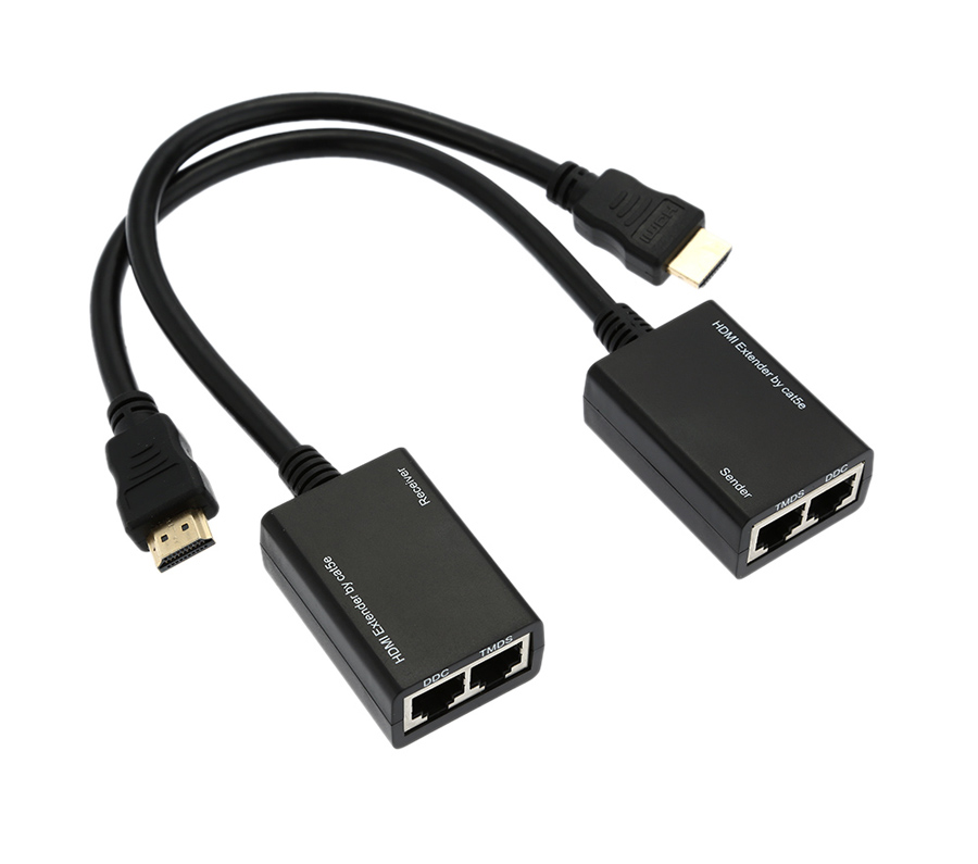 CAB-H078 POWERTECH HDMI video extender CAB-H078 μέσω καλωδίου RJ45, 1080p, 30m - 5210131022405 - Image 1