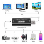 POWERTECH video capture CAB-H147, HDMI/USB σύνδεση, 4K/60Hz, μαύρο - 5210131064627 - Image 2