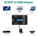 Αντάπτορας SCART σε HDMI CAB-H152, 10.2Gbps, NTSC & PAL, μαύρος - 5210131067741 - Image 2