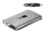 POWERTECH video capture CAB-H166, HDMI/USB-C σύνδεση, 4K/60Hz, γκρι - 5210131078884