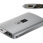 POWERTECH video capture CAB-H166, HDMI/USB-C σύνδεση, 4K/60Hz, γκρι - 5210131078884