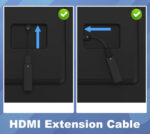POWERTECH αντάπτορας HDMI CAB-H167, 4K/60Hz, 0.10m, μαύρος - 5210131078891 - Image 2