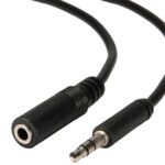 POWERTECH καλώδιο 3.5mm αρσενικό σε θηλυκό CAB-J010, 5m, μαύρο - 5210131018316