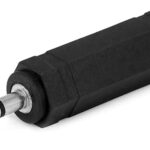 POWERTECH αντάπτορας stereo 3.5mm σε 6.35mm CAB-J020, μαύρος, 5τμχ - 5210131036907