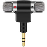 POWERTECH mini μικρόφωνο CAB-J041, stereo, 3.5mm - 5210131024058