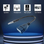 POWERTECH καλώδιο 3.5mm σε USB 2.0 female CAB-J055, 0.5m, μαύρο - 5210131067352 - Image 2