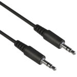 POWERTECH καλώδιο ήχου 3.5mm CAB-J056, AUX, nickel plated, 2m, μαύρο - 5210131076965