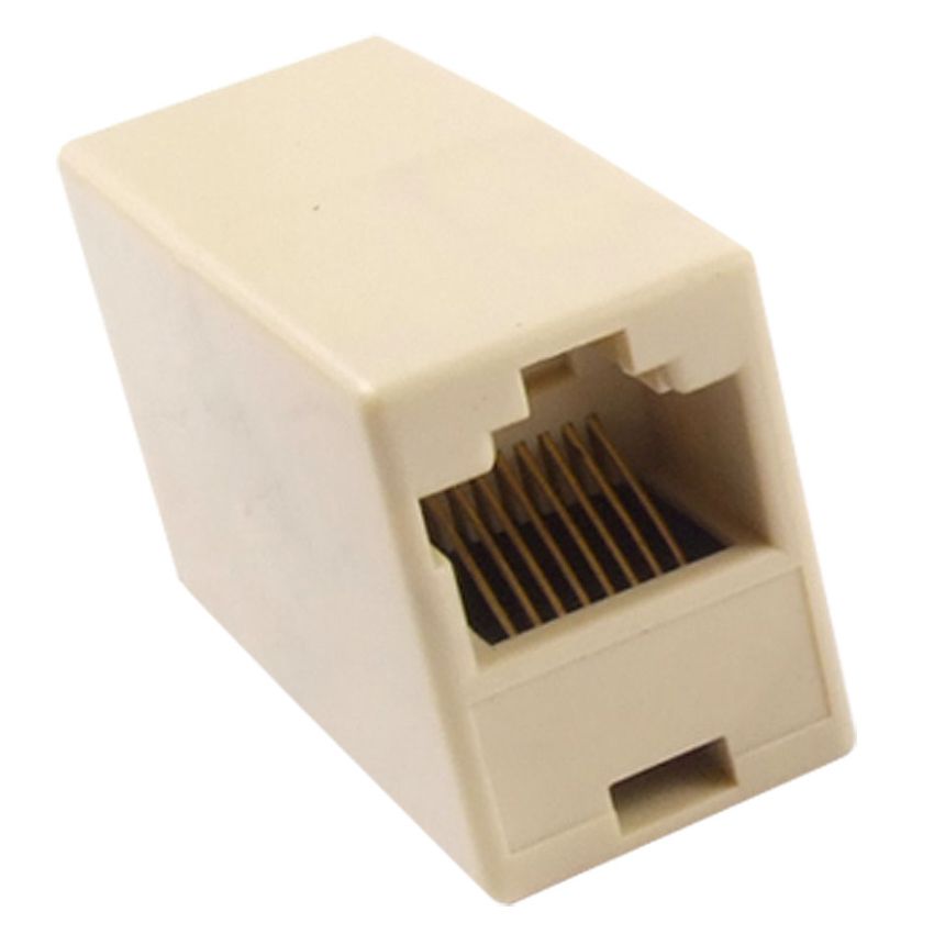 CAB-N040 POWERTECH RJ45 εξάρτημα UTP μούφα CAB-N040, θηλυκό/θηλυκό, 8p8c, λευκό - 5210131027172 - Image 1