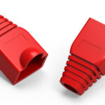 POWERTECH κάλυμμα για βύσμα δικτύου RJ45 CAB-N093, κόκκινο, 10τμχ - 5210131027288