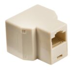 POWERTECH Αντάπτορας RJ45 (F) σε 2x RJ45 (F) CAB-N128, λευκό - 5210131034392 - Image 2