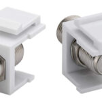 POWERTECH F-Coupler adapter CAB-N154 για patch panel, λευκό - 5210131017241