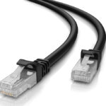 POWERTECH καλώδιο δικτύου CAB-N198, Cat 5e U/UTP, CCA 26AWG, 2m, μαύρο - 5210131041383
