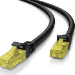 POWERTECH καλώδιο U/UTP Cat 5e CAB-N213, CCA 26AWG 0.4mm, 1m, μαύρο - 5210131041536