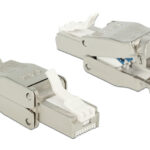 POWERTECH βύσμα δικτύου RJ45 CAB-N351, CAT 6A STP, tool-free, μεταλλικό - 5210131084588