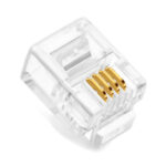 POWERTECH Plug Γραμμής Τηλεφώνου RJ11 6p4c, 100τεμ - 5210131009116