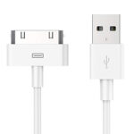POWERTECH Καλώδιο USB 2.0 σε iPad & iPhone 4/4S CAB-U024, λευκό, 1m - 5210131014790