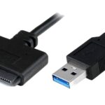 POWERTECH καλώδιο σύνδεσης HDD/SSD CAB-U032, USB 3.0 σε SATA 20cm, μαύρο - 5210131006931
