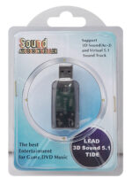 POWERTECH κάρτα ήχου USB CAB-U036, 5.1CH, έξοδος μικροφώνου & ακουστικού - 5210131015995 - Image 2