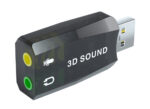 POWERTECH κάρτα ήχου USB CAB-U036, 5.1CH, έξοδος μικροφώνου & ακουστικού - 5210131015995