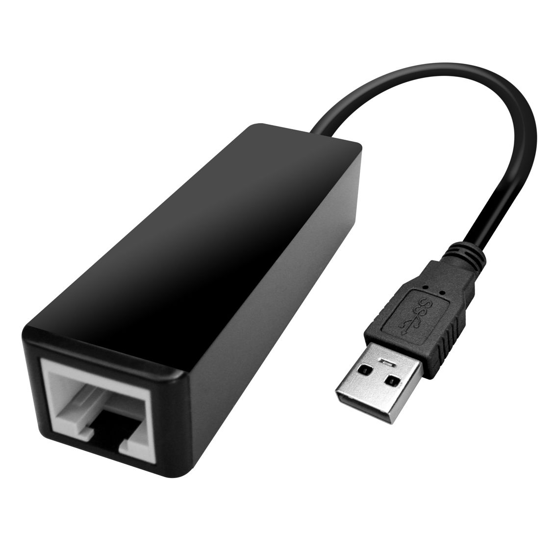 CAB-U038 POWERTECH αντάπτορας δικτύου CAB-U038, USB, 100Mbps Ethernet, μαύρος - 5210131017975 - Image 1