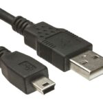 POWERTECH καλώδιο USB σε USB Mini CAB-U042, copper, 3m, μαύρο - 5210131034415
