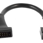 POWERTECH καλώδιο USB 2.0 9pin σε USB 3.0 20pin CAB-U046, 0.20m - 5210131018095