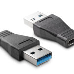 POWERTECH αντάπτορας USB 3.0 σε USB-C CAB-U097, 5Gbps, μαύρος - 5210131029305