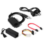 POWERTECH Converter USB 2.0 σε IDE & SATA CAB-U122, με τροφοδοσία, 0.8m - 5210131008157
