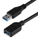 POWERTECH καλώδιο προέκτασης USB CAB-U123, 5Gbps, 1.5m, μαύρο - 5210131008430