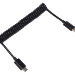 POWERTECH καλώδιο Micro USB σε USB Mini CAB-U124, σπιράλ, 1m, μαύρο - 5210131014165