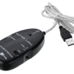 POWERTECH USB Guitar Link CAB-U140, για σύνδεση κιθάρας σε PC, 1m - 5210131033128