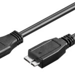 POWERTECH καλώδιο USB σε Micro B USB CAB-U142, 5Gbps, 0.5m, μαύρο - 5210131033401