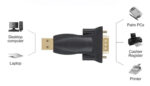 POWERTECH αντάπτορας USB 2.0 σε RS232 CAB-U152, PL2303TA, μαύρος - 5210131065327 - Image 2