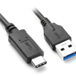 POWERTECH καλώδιο USB 3.0 σε USB-C CAB-UC013, 1m, μαύρο - 5210131027134