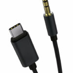 POWERTECH καλώδιο USB-C σε 3.5mm CAB-UC017, 1m, μαύρο - 5210131015940