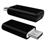 POWERTECH αντάπτορας Micro USB σε USB-C θηλυκό CAB-UC020, OTG, μαύρος - 5210131021903
