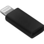 POWERTECH αντάπτορας Lightning σε USB-C θηλυκό CAB-UC021, μαύρος - 5210131021910