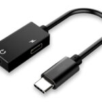 POWERTECH αντάπτορας USB-C σε USB-C & 3.5mm CAB-UC053, μαύρος - 5210131048238