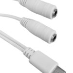 POWERTECH καλώδιο USB-C σε 2x 3.5mm CAB-UC055, 0.20m, λευκό - 5210131048252