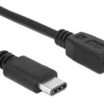 POWERTECH καλώδιο USB-C σε USB Mini CAB-UC079, 1.5m, μαύρο - 5210131076996