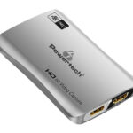 POWERTECH video capture CAB-UC081, HDMI/USB σύνδεση, 4K/30Hz, γκρι - 5210131078907