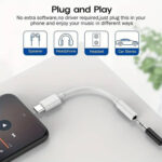 POWERTECH αντάπτορας USB-C σε 3.5mm CAB-UC088, λευκός - 5210131112830 - Image 2