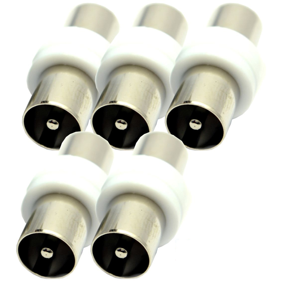CAB-V022 POWERTECH αντάπτορας PAL 9.5mm αρσενικό CAB-V022 για TV, 5τμχ - 5210131021729 - Image 1