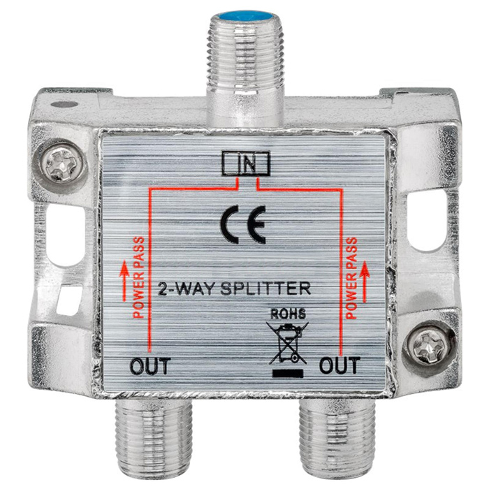 CAB-V032 POWERTECH SAT-splitter CAB-V032, 2-way, 5-2400MHz, 100dB - 5210131035955 - Image 1
