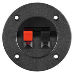 POWERTECH τερματικό ηχείου CAB-V037, Φ75mm, μαύρο - 5210131035993