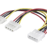 POWERTECH καλώδιο ρεύματος IDE (F) σε 2x IDE (M) CAB-W004, 20cm - 5210131026304